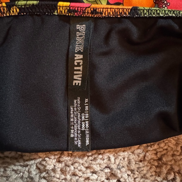 PINK Victoria's Secret Floral Bikini Set - Black and Multicolor XL - Picture 5 of 5